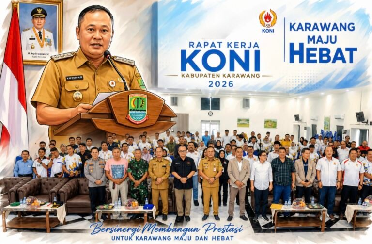 Wabup Maslani: Rakerda KONI Jadi Momentum Perkuat Pembinaan Atlet dan Wujudkan Karawang sebagai Daerah Berprestasi   