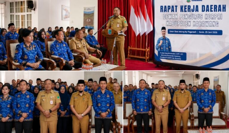 Rakerda Korpri Karawang Tuntaskan Tunggakan Kadeudeuh Pensiunan, Perkuat Tiga Pilar Organisasi untuk Wujudkan ASN BerAKHLAK dan Birokrasi Berintegritas
