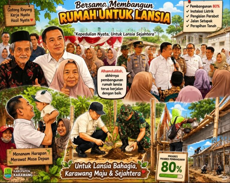 Rumah Lansia Bayur Kidul Capai Progres 80 Persen, Bupati Aep Wujudkan Hunian Layak dan Produktif bagi Lansia   