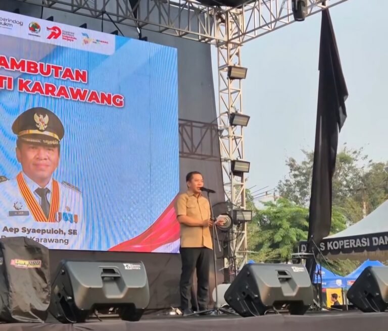 Bupati Aep Resmi Buka Pameran Koperasi dan Bazar UMKM, Tegaskan Koperasi Penggerak Ekonomi Kerakyatan