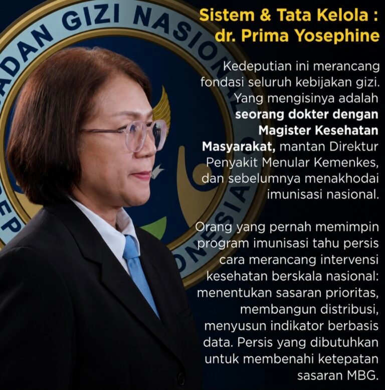 Perkuat Program Makan Bergizi Gratis, BGN Libatkan Pakar Kesehatan Masyarakat di Jajaran Pimpinan