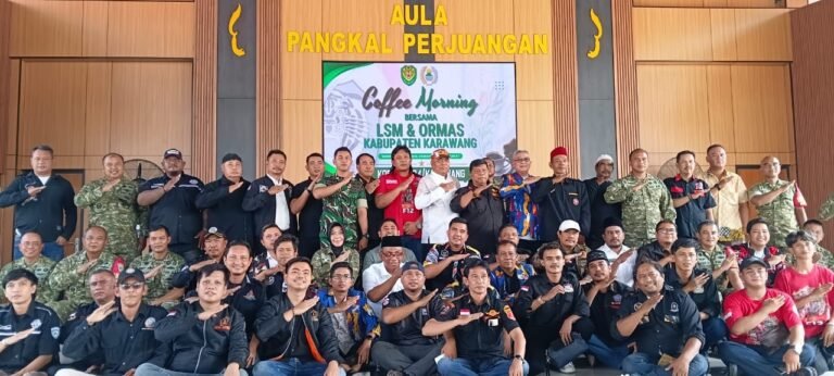 Dandim Karawang Rangkul LSM dan Ormas, TNI Perkuat Sinergi Dukung Asta Cita   